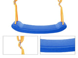 Swing Seat Anti Skid Buckle Adjustable Tear Resistant Rope Children Seat Swing for Park Outdoor Blue V1294-YM0703-3111230032913