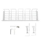 Under Desk Cable Organizer 40.5CM Steel Space Saving Strong Load Bearing Desk Wire Management Tray V1294-YM0901-3117230477512