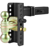 Adjustable Trailer Hitch, 152.4 mm Drop & 114.3 mm Rise Hitch Ball Mount with 50.8 mm Receiver, V952-SQTQJTCB2225DZS3SV0