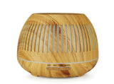 Yx-130 Smart WiFi Essential Oil Diffuser 400ml Cool Mist Wood Grain Aromatherapy V1294-YM0901-H33890LBR-UK