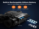 night vision binoculars,4K HD,head-mounted,camping safety,True IR,Australian outback,wildlife V1102-132-03991-BLK-32G