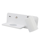 LED Wall Light USB Interface Wireless Charging LED Wall Lamp for Living Room Bedroom 85265V White V1294-YM3119220151211-0421