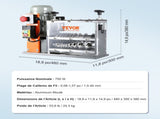Automatic Stripping Machine, 0.06''-1.57'' Electric Motorized Cable Stripper, 750 W, 98 ft/min V952-B750W101538MMFDI9V3