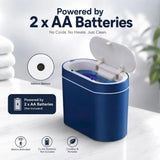 CARLA HOME 7L Automatic Trash Bin with Lid, Motion Sensor Garbage Can Blue V178-36564