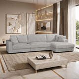 Modular Fabric Chaise Sofa V43-SOF-DNALD