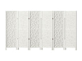 Artiss 6 Panel Room Divider Screen 244x170cm Clover White RD-4016-6P-WH