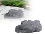 Artificial Foam Rock Decor, Lightweight Realistic Stone Ornament For Aquarium Lawn Patio Porch V1369-AZ3-W-15126