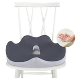 Seat Cushion for Office Chair Orthopedic Memory Foam Coccyx Support Pad Sciatica Pain Relief V1107-108-12163-BLK-1PACK
