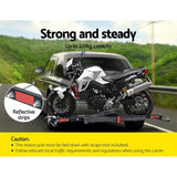 Giantz Motorcycle Carrier Rack Arm Dirt Bike Ramp 2"Towbar Steel Black,Giantz Motorcycle CAR-MC-CARRIER-6038-AB