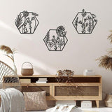 3pc Metal Art Wall Decor V63-921171