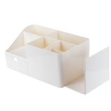 Drawer Type Desk Storage Box Book Stand Stationery Remote Control Holder for Home Desktop V1294-YM0721-3117210036011