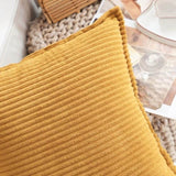 SOGA 2X 45cm Wabi Sabi Arches Mustard Indoor|Outdoor Kavka Throw Pillow FRENCHCUSHION235X2