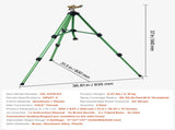 Impact Sprinkler on Tripod Base, 2 Packs, Heavy Duty Tripod Sprinklers with Brass Head & G3/4" V952-SJJSSQLSZX2J3VCN2V0