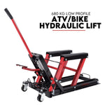 Motorcycle 680kg Bike Lift Stand Jack Hoist Atv Hydraulic Super Low Profile V379-ATVBIKELIFT001