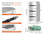 Refrigerant Tank Rack, with 3 x 30-50lb Bottle Tanks, Cylinder Tank Rack 372 355 1170mm, V952-QPCFJ13INCH1FNYLJV0