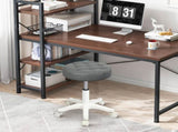 Levede Rolling Bar Stool BR1065-GY