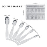 Measuring Cups and Measuring Spoons Set Ejoyous 304 Stainless Steel 13 Pieces Kitchen Measuring V1294-YM0722-JYA03160