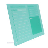 Dry Erase Planner Board Acrylic Desktop Calendar To Do List Schedule Board with Stand for Office V1294-YM0901-3117250051611