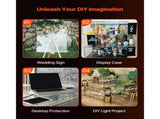 Plexiglass Acrylic Sheet, 2-Pack Plastic Sheets, 610 x 914 mm 6 mm Thick Clear Plastic Cast V952-YJBL2436INCHGD23KV0