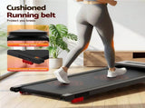 Everfit Treadmill Electric Walking Pad Incline Under Desk Home Gym 380mm Black TMILL-380-INC-BK