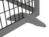 PaWz 6 Panels Pet Dog Playpen Puppy Grey PT1173-GY