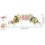 Artificial Peony Flower Swag Arch Flowers Artificial Floral Swag Decorative Swag for Lintel V1294-YM0523-10338729