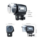 Automatic Fish Feeder Aquarium Food Dispenser Digital Auto Timer Vacation Feeder for Home Office V1366-AZ2-W-24360