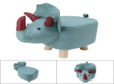 Cute Animal Footstool with Soft Padded Cushion and Prevent Slip Feet Small Footrest Stools for Kids V1294-YM0703-3116230004213