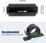 Inline Filter 10 Micron with 6AN 8AN 10AN Adapter,50MM Universal Bracket Clamp,10 Micron Inline V1258-DP02-C-2769