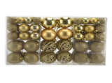 100pcs Christmas Ball Ornaments Shatterproof Hanging Balls for Christmas Tree Party DecorationGold V1294-YM0715-3115210248114
