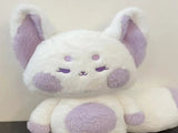 Fox Doll Cute Style Soft Plush Material Stuffed Cartoon Animal Toy for Kids Birthday Present Purple V1294-YM0512-3117220256012