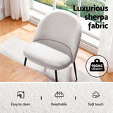 1 Artiss Dining Table and 4 Chairs Set Marble White DSET-MAR75-VEL150-WHX4