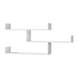 Artiss Floating Wall Shelf 3 Tier White FURNI-N-WALL-01-WH