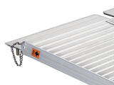 Kartrite 6ft Aluminium Foldable Wheelchair Ramp Non-Slip R02 Silver RAM-WCR-R02-6FT