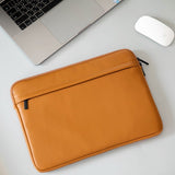 15 inch Laptop Sleeve Padded Travel Carry Case Bag L size ERATO BROWN V274-OF-DST-LAPBG101L-BN
