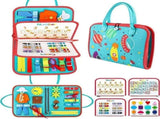 Multicolour Montessori Sensory Busy Board for Kids - Multi-Colour Learning Toy V178-59219