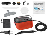 Portable Steam Cleaner 3 Temperature Adjustable Deep Cleaning Machine with 1200ml Water Tank 3 Brush V1294-YM0901-H49241RB-EU