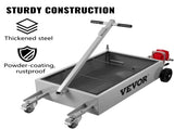 Low Profile Oil Drain Pan Truck Drain Pan 57 L with Pump Hose Casters V952-QCPYP15JLSYYLBYC1V0