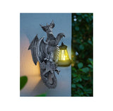 Solar Resin Squirrel Garden Light - Hanging Lantern Wall Decor with Warm LED, Outdoor Waterproof V888-ELOSUNG55523