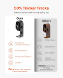 Bi-Folding Sliding Barn Door Hardware Track Kit, 52" Top Mount Track Kit, Slide Smoothly & Quietly, V952-ZDSMDGDGSM2D9NVH3001V0