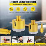 Diamond Bits 7PCS Diamond Hole Saw 20/27/35/55/68mmTile Hole Saw Kit Vacuum Brazed Diamond V952-JTQHJGSKZTJ72R3T0V0