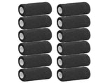 12Pcs Bandage Wrap Natural Latex Elastic Self Adhesive Wrap for Cows Dogs Horses 10cm Black V1294-YM0523-3111220104716