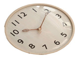 Wood Wall Clock Retro Quiet Decorative 12 Inch Round Wall Clock for Home Bedroom Living Room Decor V1294-YM0901-3115240111011