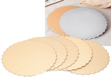 10PCS Double Sided Pattern Round Cake Boards Reusable Cake Trays for Wedding Birthday Party V1294-YM0721-3118210037113