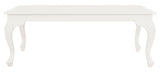 Queen Anne Coffee Table 120 x 70 cm - White V199-CT12070QAWH