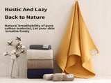 3-Piece Light Grey 100% Pure Combed Cotton Towel & Bath Towel Set - Ultra Soft & Highly Absorbent V888-ELOSUNG55381