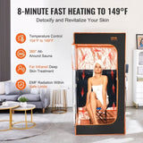VEVOR Sauna Tent Far Infrared 1400W Personal Home Spa Loss Weight Detox Therapy V952-YHWBXSSNQCCS9JZUFV3