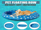 Dog Swimming Pool Floating Boat Pet Toy Inflatable Pet Floating Raft for Outdoor Water Games V1294-YM0717-10014068