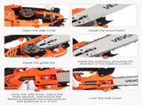 25 cc Gas Chainsaw, 305 mm Gas Powered Chainsaw, 0.75 kW Power Chain Saw with Non-Slip Handle, V952-RQLJ12INCHECGYJ4G001V0