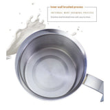 Milk Frother, 304 Stainless Steel Manual Milk Foamer, Handheld Coffee Milk Frothing Pitchers, Manual V1192-AZ-W-6871